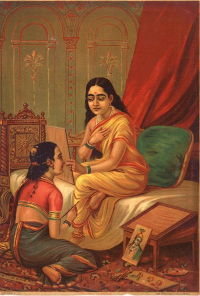 Chitralekha, reż. Raja Ravi Varma autorstwa Raja Ravi Varma