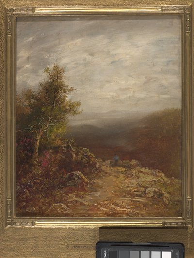 Ponad chmurami (olej na płótnie) autorstwa Ralph Albert Blakelock