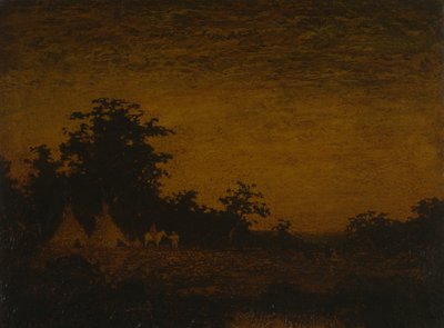 Indiańskie obozowisko autorstwa Ralph Albert Blakelock