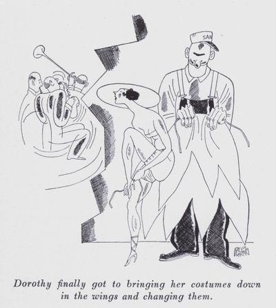 Ilustracja do „But Gentlemen Marry Brunettes” autorstwa Anity Loos (lito) autorstwa Ralph Barton