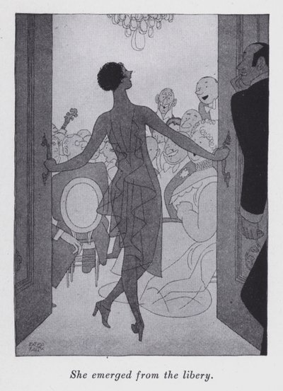 Ilustracja do „But Gentlemen Marry Brunettes” autorstwa Anity Loos (lito) autorstwa Ralph Barton