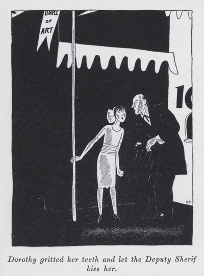 Ilustracja do „But Gentlemen Marry Brunettes” autorstwa Anity Loos (lito) autorstwa Ralph Barton
