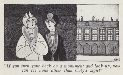 Ilustracja Anita Loos dla Panów Wolą Blondynki (lito) autorstwa Ralph Barton