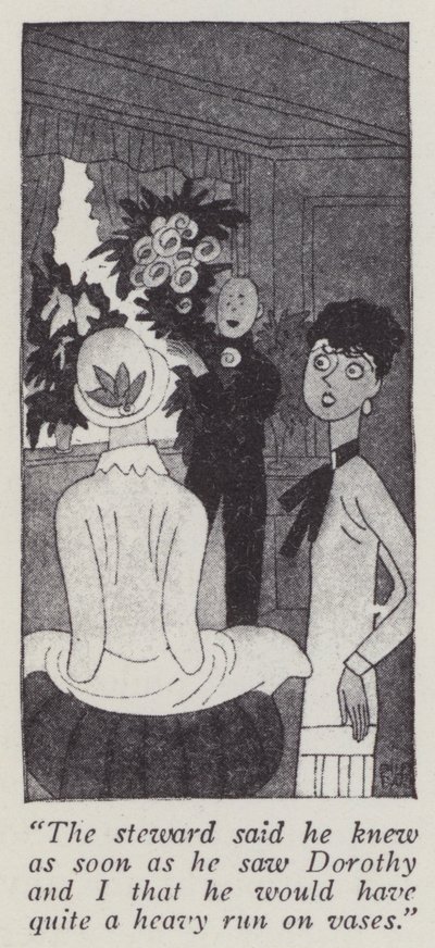 Ilustracja do filmu Gentlemen Prefer Blondes autorstwa Anity Loos (lito) autorstwa Ralph Barton