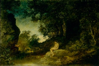 W Zwierciadle Natury, ca. 1880. autorstwa Ralph Albert Blakelock
