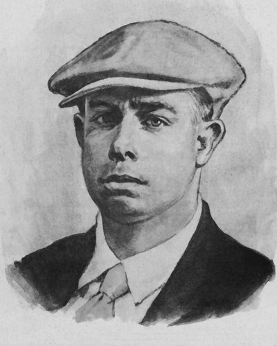 Jean Renoir, artysta ruchomych obrazów (litho) autorstwa Ralph Bruce