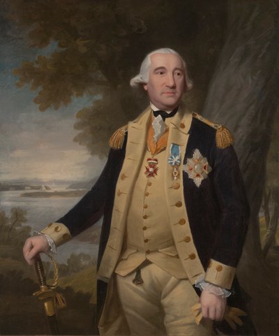 Generał dywizji Friedrich Wilhelm August, baron von Steuben autorstwa Ralph Earl