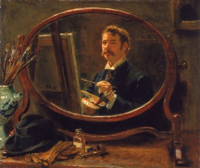 Autoportret, 1895 autorstwa Ralph Hedley
