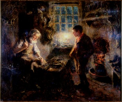 Sklep szewca, 1909 autorstwa Ralph Hedley