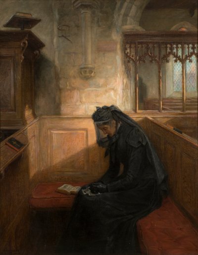 Wdowa, 1899 autorstwa Ralph Hedley