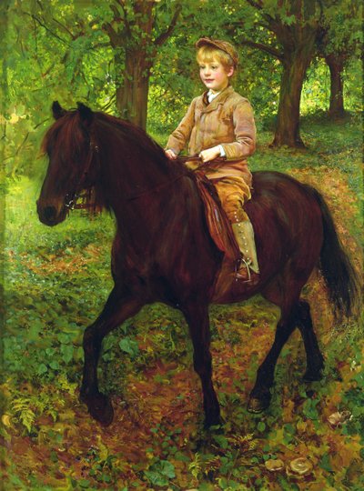 Przez las (olej na płótnie) autorstwa Ralph Peacock