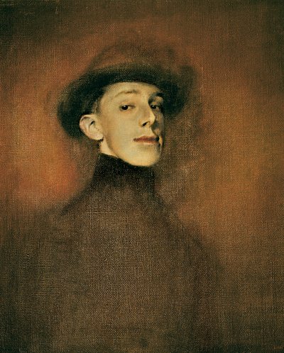 Portret króla Hiszpanii Alfonsa XIII (studium) autorstwa Ramón Casas
