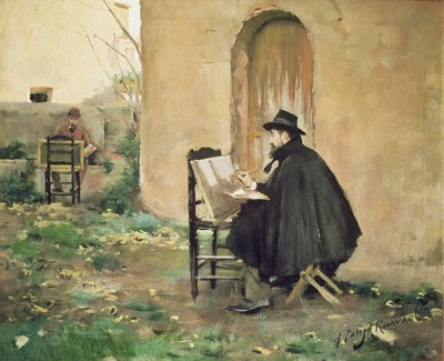 Malarstwo Rusinol i Casas autorstwa Ramon and Rusinol Santiago (1861 1932) Casas