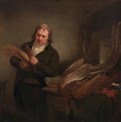 Ornitolog, prawdopodobnie John Latham autorstwa Ramsay Richard Reinagle