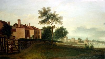 Tamiza z Battersea (olej) autorstwa Ramsay Richard Reinagle