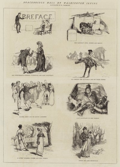 Bracebridge Hall autorstwa Washington Irving autorstwa Randolph Caldecott