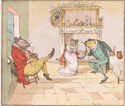 Módl się, panie żabo, czy dasz nam piosenkę autorstwa Randolph Caldecott