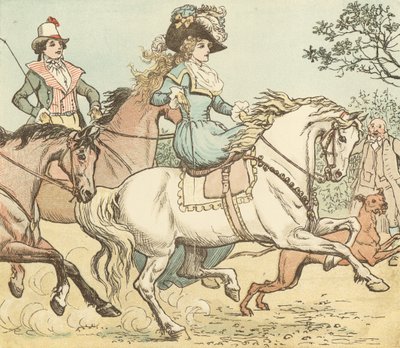 Przejedź się na koniu koguta do Banbury Cross autorstwa Randolph Caldecott
