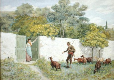 Scena w Montone - Pasterz autorstwa Randolph Caldecott