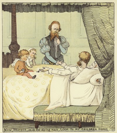 Laski w lesie autorstwa Randolph Caldecott