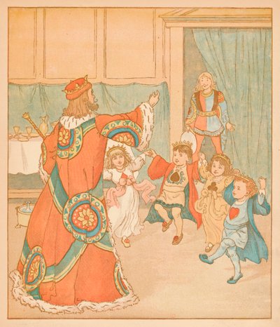 Król Kier, Wezwany dla tych Tart, 1880. autorstwa Randolph Caldecott
