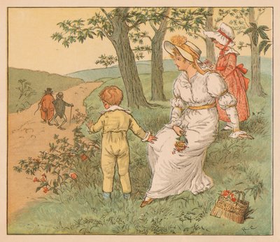Idąc do sali Mouseysa, ok. 1883 r. autorstwa Randolph Caldecott