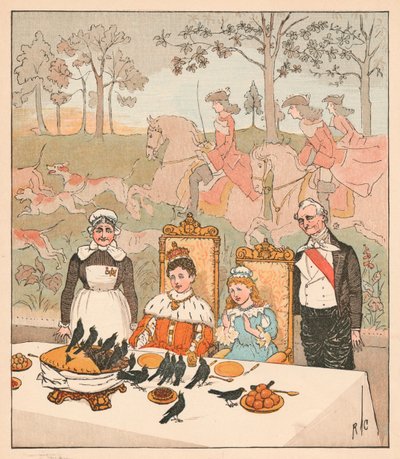 Czyż nie było to wykwintne Danie, które należy postawić przed Królem, 1880? autorstwa Randolph Caldecott