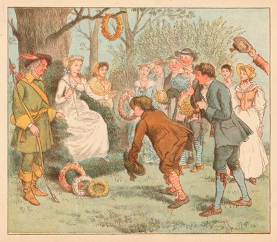 ...poszli do altany..., ok. 1885, 1934. autorstwa Randolph Caldecott