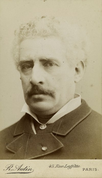 Portret kompozytora Oliviera Métry 1830-1889 , c. 1870. autorstwa Raoul Autin