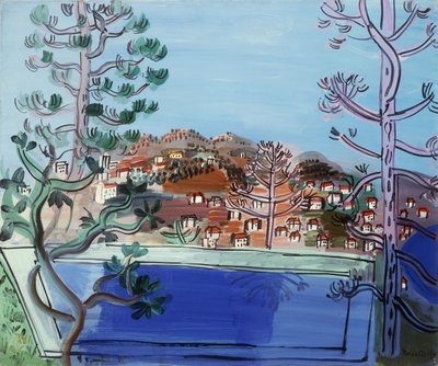 Basen w Golfe Juan; Le Reservoir a Golfe Juan autorstwa Raoul Dufy