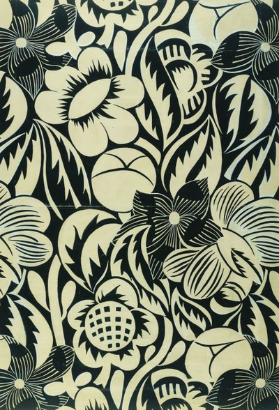 Czarne i białe kwiaty; Les Fleurs Noires et Blanches autorstwa Raoul Dufy