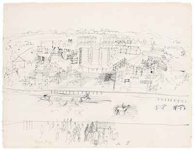 Tor wyścigowy Epsom autorstwa Raoul Dufy