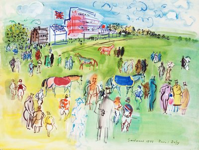 Tor wyścigowy Goodwood autorstwa Raoul Dufy