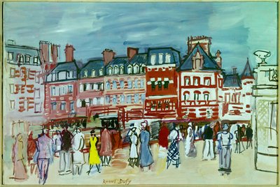 Domy w Trouville autorstwa Raoul Dufy