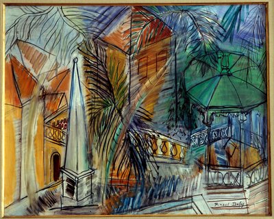Jardin public a Hyeres autorstwa Raoul Dufy