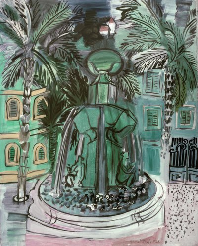 La Fontaine w Hyères autorstwa Raoul Dufy