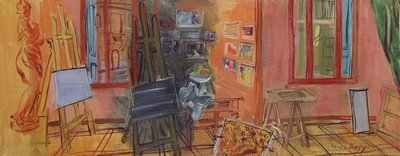 La Frileuse, Studio w Perpignan autorstwa Raoul Dufy