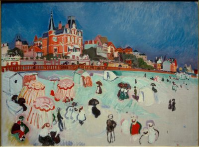 Plaża Sainte-Adresse autorstwa Raoul Dufy