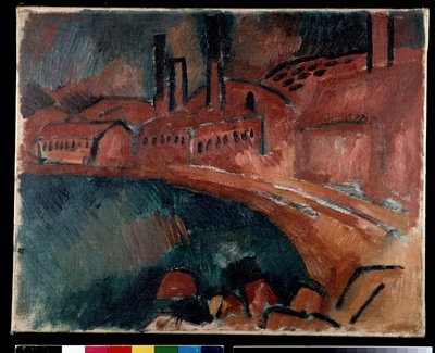 La Tuilerie saint Henri lub fabryka Krajobraz przemysłowy autorstwa Raoul Dufy