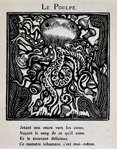 Ośmiornica - w "Le Bestiaire ou cortege d