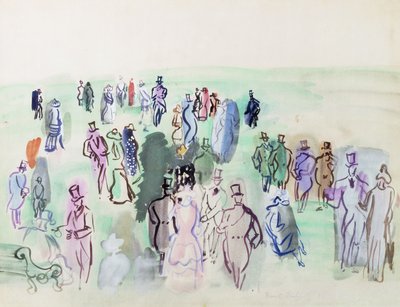 Na trawniku; Sur la Pelouse autorstwa Raoul Dufy