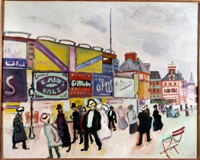 Plakaty w Trouville autorstwa Raoul Dufy