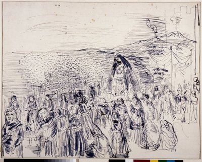 Procesja w Neapolu autorstwa Raoul Dufy