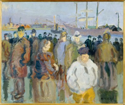 Nabrzeże w Rouen autorstwa Raoul Dufy