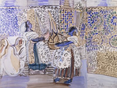 Przyjęcie w Marrakeszu; Przyjęcie w Marrakeszu autorstwa Raoul Dufy