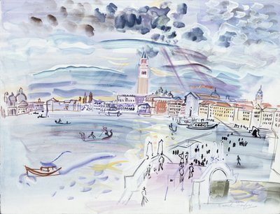 Riva degli Schiavoni, Wenecja autorstwa Raoul Dufy