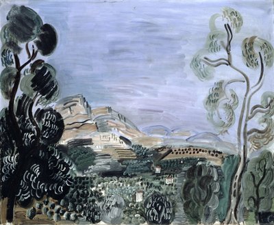 Zatoka Saint-Jeannet, ok. 1922-23 (olej na płótnie) autorstwa Raoul Dufy