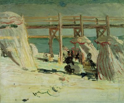 Falochron w Sainte-Adresse autorstwa Raoul Dufy