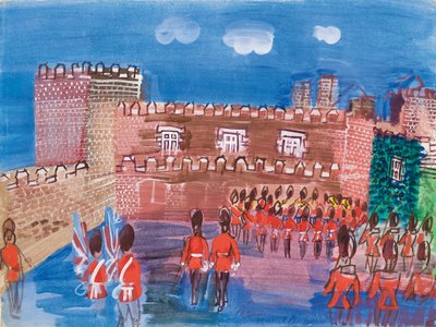 Zmiana warty w Pałacu Świętego Jakuba autorstwa Raoul Dufy