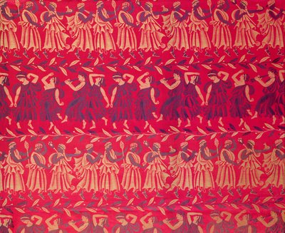"The Cortege of Orpheus", jedwabny adamaszek zaprojektowany przez Raoula Dufy